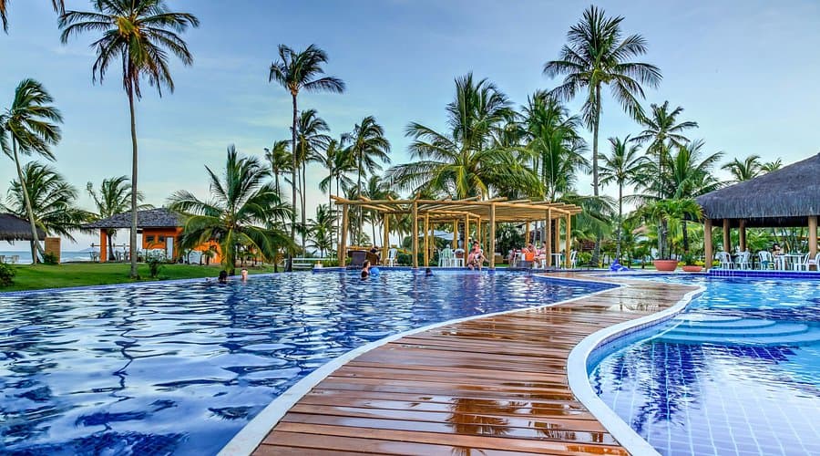 Área externa do Resort Tororomba em Ilhéus